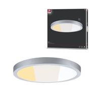 Panneau Led Abia 2 White Select Détecteur De Mouvement Crépusculaire (Hf) Rond 400mm 16w 1400lm 2700 - 4000k Chrome Mat