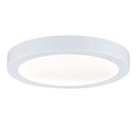 Paulmann Panneau LED Abia 70899 rond – avec 1 x 22 W, blanc dépoli, plastique, 2700 K