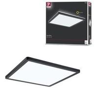 Paulmann Plafonnier LED Atria Shine 71015 16 W blanc neutre 4000 K 293×293 mm Noir
