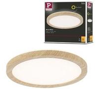 Panneau LED Atria Shine Backlight IP44 rond 190mm 11,2W 850lm 3000K Esthétique bois Esthétique bois G