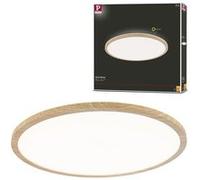 Panneau LED Atria Shine Backlight IP44 rond 420mm 22W 2300lm 3000K Esthétique bois Esthétique bois G