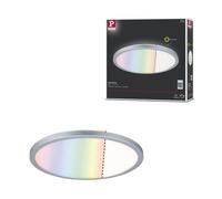 Panneau Led Atria Shine D.293mm 12w 1800lm Rgbw Chrome Mat 230v