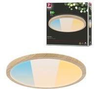 Panneau LED Atria Shine IP44 rond 298mm 14,8W 2250lm 3000 - 6500K Esthétique bois Esthétique bois G