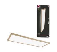 Paulmann Plafonnier Atria Shine 22W 4000K IP44 58x20 cm Blanc-bois 71036