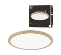 Panneau Led Atria Shine Wood D.293mm 16w 2000lm 4000k Effet Bois 230v Ip44