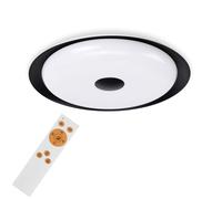 Panneau LED avec télécommande, plafonnier, 24 W, Ø 46 cm, dimmable, 3000 K - 650