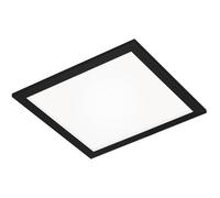 Panneau Led Briloner Leuchten Simple, 12 W, 1300 Lm, Ip20, Noir, Plastique-Métal, 29,5 X 29,5 X 5,5 Cm