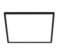 Panneau LED BRILONER LEUCHTEN SLIM, 18 W, 2400 lm, IP20, noir, plastique, 29,3 x 29,3 x 2,8 cm