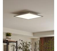 Panneau LED Livel Lindby, gris, Cuisine, Aluminium, Moderne, Plafonnier LED