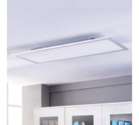 Panneau LED Livel Lindby, gris, Cuisine, Matière Plastique, Moderne, Plafonnier LED