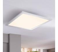 Panneau LED Livel Lindby, gris, Cuisine, Matière Plastique, Moderne, Plafonnier LED