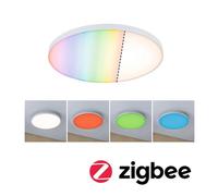 Panneau Led Loria D.400mm 22w 2000lm Rgbw Zigbee Métal Blanc 230v