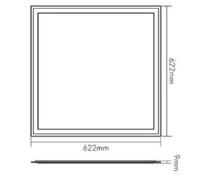Panneau LED Q2S UGR19 4000K DALI - Plafonnier / applique 1x28W 1570461710