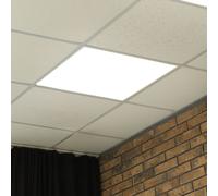 Panneau LED Smart Home Alexa lumière du jour plafonnier plafonnier dimmable bureau LED, avec commande vocale et application, 40W 4800lm 2700-6400K, LxlxH 59,5x59,5x6,5 cm