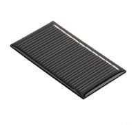 Panneau lumineux 30ma pour systèmes solaires de jardin époxy Petit | Lumières Maison Polycristalline Panneau Rue Extérieur 5V 53x30mm Noir Publicité