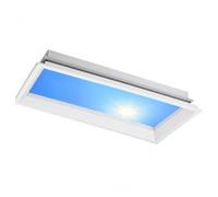 Panneau Lumineux Artificiel Smart Blue Sky Light Integrated-30*60 | Éclairage de Toit à Luminosité Réglable, Idéal pour Couloir, Sous-Sol sans Fenêtres ou le Bureau, plafonnier Bleu Ciel