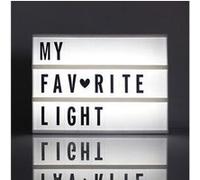 Panneau lumineux de film led, chapiteau rétro-éclairé vintage, comprend 96 lettres, numbe - multicolore Clair G