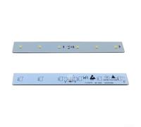 Panneau lumineux pour réfrigérateur Frestec BCD-450 Series - Bande LED blanc froid 12 V DC Pièce de réparation F12975 en plastique 13,5 x 1,5 cm