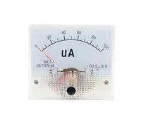 Panneau mécanique 85C1 DC 50uA/100uA/500uA/10mA/30mA/50mA/100mA/200mA/500mA, pointeur analogique, panneau de compteur de courant, jauge d'ampli