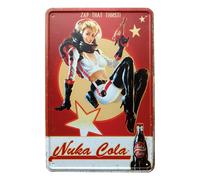Panneau métallique Fallout Nuka Cola Girl