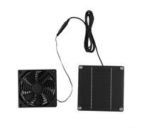 Panneau Monocristallin 50W Ventilateur Extraction Air | pour puissance 50W, élimine air chaud, pour idéal serre et poulailler, réduit coûts climatisation