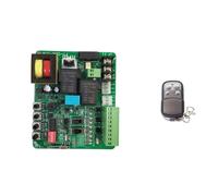 Panneau moteur for porte coulissante 220V/110V, avec arrêt lent, fermeture automatique, télécommande 433MHz et carte Mobile(PCB 4 remote 220V)