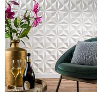 Panneau Mural 3D WallArt | 12 Panneaux muraux 3d, soit 3m² | Décor 3D, Revêtement Mural Décoratif pour Créer un Mur 3D (CULLINANS)