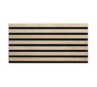 Panneau mural à tasseaux - DECOON - 60 x 30 x 1 cm - Panneau acoustique 0,18 m²