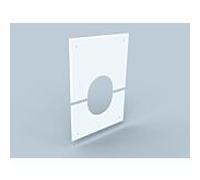Panneau mural Bertrams Polyline LAS 41WG110-2 DN 110/160, 2 pièces, blanc