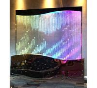 Panneau mural Bulles d'eau LED Mur d'eau Designer Mur d'eau 300x270cm