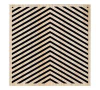 Panneau Mural Déco à Chevrons Eileen 58x58cm Naturel
