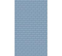 Panneau mural douche en alu-composite VIPANEL - Carrelage Décor Carrelage Berlin Gris - Finition Brillant - 150x255cm