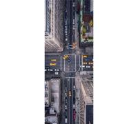 Panneau mural douche en alu-composite VIPANEL - Paysage Urbain Décor New York - Finition Brillant - 100x255cm