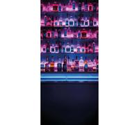Panneau mural douche VIPANEL - Paysage urbain Néon bar - Finition - Finition brillant - 1000x2550
