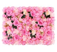 Panneau mural fleuri, motif personnalisable, installation facile, rose
