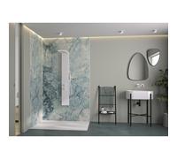 Panneau Mural Kinewal Design 3mm 1500X2020 Marbre gris bleu - KINEDO PM902