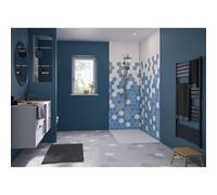 Panneau Mural Kinewal Design 3mm 1500X2020 Tomette Camaieu Bleu - KINEDO PM320