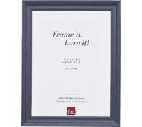 Panneau mural miroir avec profilé en bois 25x80 cm, couleur grise – Effect