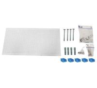 Panneau Mural Panelclick 1200x600 Blanc + 22 Hook + 8 Acce Blanc 600x1200x35 - Simonrack