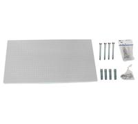 Panneau Mural Panelclick 1500x400 Blanc + 14 Hook + 3 Acce Blanc 400x1500x35 - Simonrack