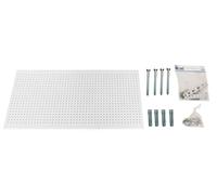 Panneau Mural Panelclick 1500x400 Blanc + 22 Hook + 3 Acce Blanc 400x1500x35 - Simonrack