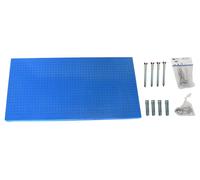 Panneau Mural Panelclick 900x400 Bleu + 14 Hook + 3 Acce Bleu 400x900x35 - Simonrack