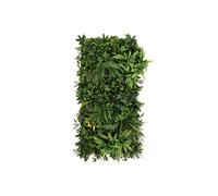 Panneau Mural Végétal Artificiel Ayla - 50x100 cm - Polyéthylène Vert