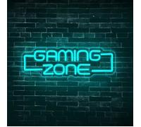 Panneau Néon LED Gaming Manette, Gamer Décorations Chambre Murale Lampe Gaming Room Deco Setup Ado, Enseigne Lumineuse Game zone 8