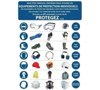 Panneau obligatoire EPI - PVC A4 - Signalisation de securite - Mondial Extincteur - Ref: AFOB04
