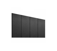 Panneau Perforé Mural 609,6x304,8 mm Organiseur Garage en Métal Robuste avec 4 Panneaux Perforés, Kit Rangement d'Outils pour