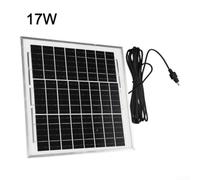 Panneau Photovoltaïque Rigide 12V 20W pour Camping(17W) | Silicium monocristallin, rendement élevé, pour idéal pour batteries 12V, pour camping-car, bateau, extérieur