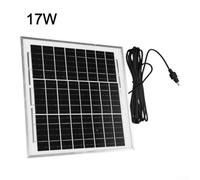 Panneau Photovoltaïque Rigide 12V 25W pour Camping(17W) | Silicium monocristallin, rendement élevé 25W, tension stable 12V, pour idéal petits appareils