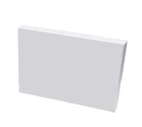 Panneau plat en plastique 1 feuille carrée en PTFE, bloc de plaque blanc, panneau polyvalent 0,5 à 30 mm, usinage modèles plaques Polytef