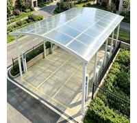 Panneau Polycarbonate 1mm Transparent PC Endurance Board Protection UV | Isolant Facile Coupe Serre Carport Pergola Abri Jardin Patio(0.5mx5m)